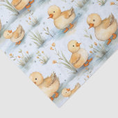 かわいい小さなアヒルのパターン 薄葉紙 (詳細)