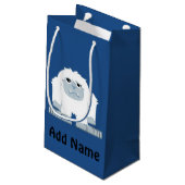 かわいい小さなイェティ スモールペーパーバッグ (裏面アングル)