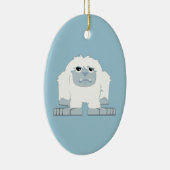 かわいい小さなイェティ セラミックオーナメント (右)