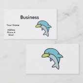 かわいい小さなイルカ 名刺 (正面/裏面)