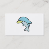 かわいい小さなイルカ 名刺 (裏面)
