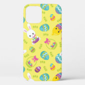 かわいい小さなイースターバニー卵のパターンのギフト Case-Mate iPhoneケース (裏面)