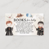 かわいい小さなウィザードブックベビーエンクロージャカード エンクロージャーカード (正面)