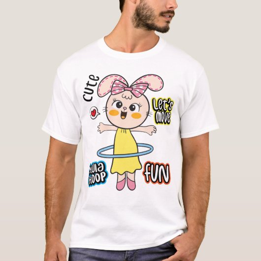 かわいい小さなウサギ Tシャツ (正面)