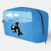 かわいい小さなオルカホエールイン海 ドップキット (右コーナー)