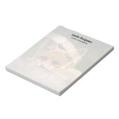 かわいい小さなオレンジ色のキツネ ノートパッド (回転)