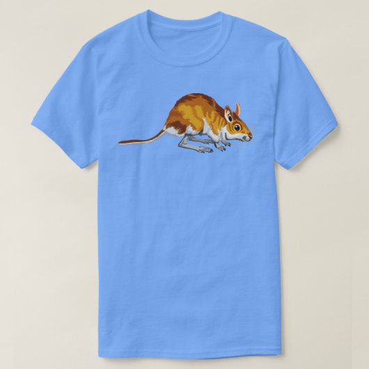 かわいい小さなオーストラリア産ネズミ齧歯動物 Tシャツ (デザイン正面)