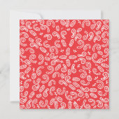 かわいい小さなカウボーイのベビーシャワー招待状 招待状 (裏面)