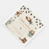 かわいい小さなカウボーイは男の子の赤ちゃんシャワーを途中にある (コーナー)