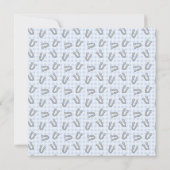 かわいい小さなカウボーイベビーシャワー招待状 招待状 (裏面)