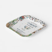 かわいい小さなカウボーイ西の水の色ベビーシャワー ペーパープレート (傾斜あり)