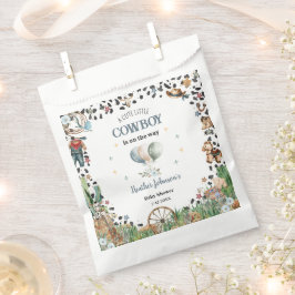 かわいい小さなカウボーイ西の水色 フェイバーバッグ