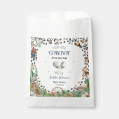 かわいい小さなカウボーイ西の水色 フェイバーバッグ (正面)