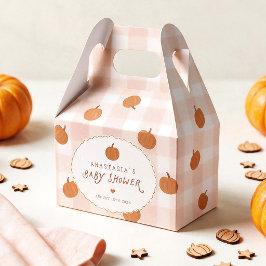 かわいい小さなカボチャのジェンダーニュートラルベビーシャワー フェイバーボックス
