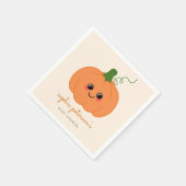 かわいい小さなカボチャの方法で秋赤ちゃんシャワー スタンダードカクテルナプキン (角)