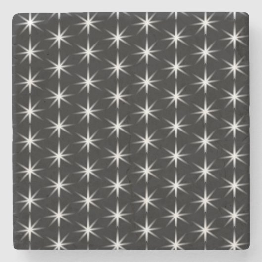 かわいい小さなカラフルハート ストーンコースター (正面)