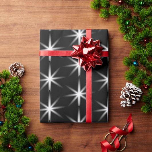 かわいい小さなカラフルハート ラッピングペーパー (クリスマスギフト)