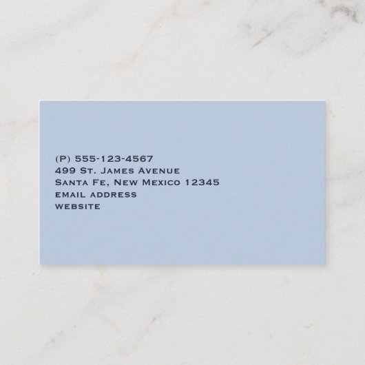 かわいい小さなキツネが冬の写真を丸めた 名刺 (裏面)