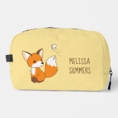 かわいい小さなキツネ蝶を見る黄色 ドップキット (正面)