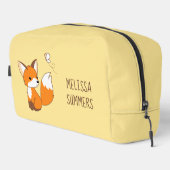 かわいい小さなキツネ蝶を見る黄色 ドップキット (右コーナー)