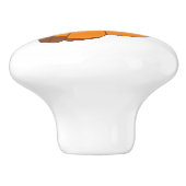 かわいい小さなキツネ蝶を見る セラミックノブ (側面)