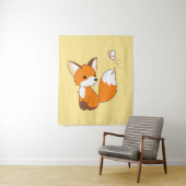 かわいい小さなキツネ蝶を見る タペストリー (インサイチュ)