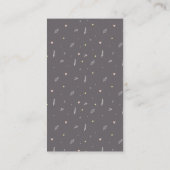 かわいい小さなキツネ赤ちゃんシャワーおむつラッフル エンクロージャーカード (裏面)