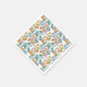 かわいい小さなキツネ スタンダードカクテルナプキン (角)