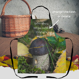 かわいい小さなキノコ エプロン