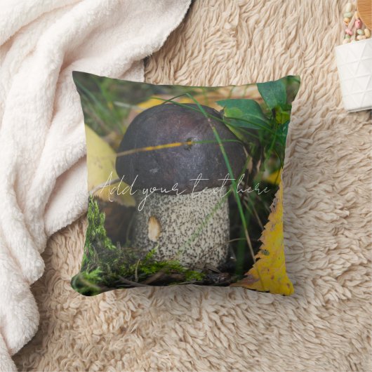 かわいい小さなキノコ クッション (ブランケット)