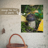 かわいい小さなキノコ ポスター