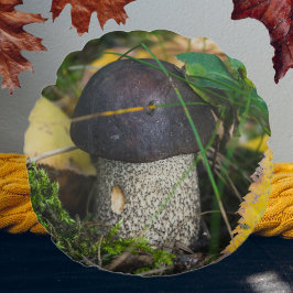 かわいい小さなキノコ ラウンドクッション