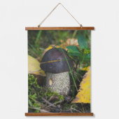 かわいい小さなキノコ 吊り下げ型タペストリー (正面)