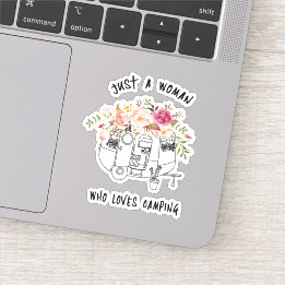 かわいい小さなキャンプのトレーラーのために シール