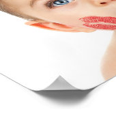 かわいい小さなキューピッドの写真 ポスター (角)