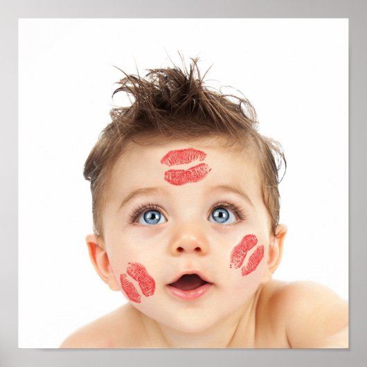 かわいい小さなキューピッドの写真 ポスター (正面)