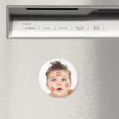 かわいい小さなキューピッドの写真 マグネット (インサイチュ (食洗機))