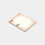 かわいい小さなクマが3匹 ポストイット (アングル)