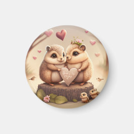 かわいい小さなクマの漫画のアクセント枕 マグネット