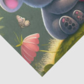 かわいい小さなクマの漫画ティッシュペーパー 薄葉紙 (詳細)