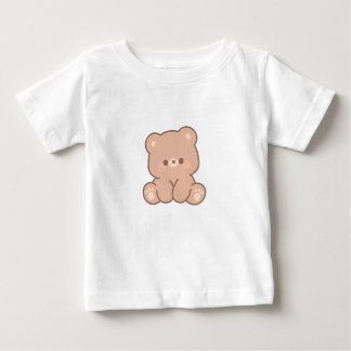 かわいい小さなクマ ベビーTシャツ