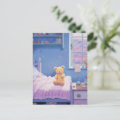 かわいい小さなクマ ポストカード (スタンド正面)