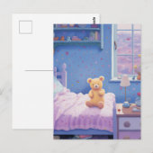 かわいい小さなクマ ポストカード (正面/裏面)