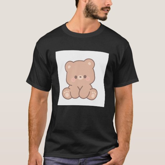 かわいい小さなクマ Tシャツ (正面)