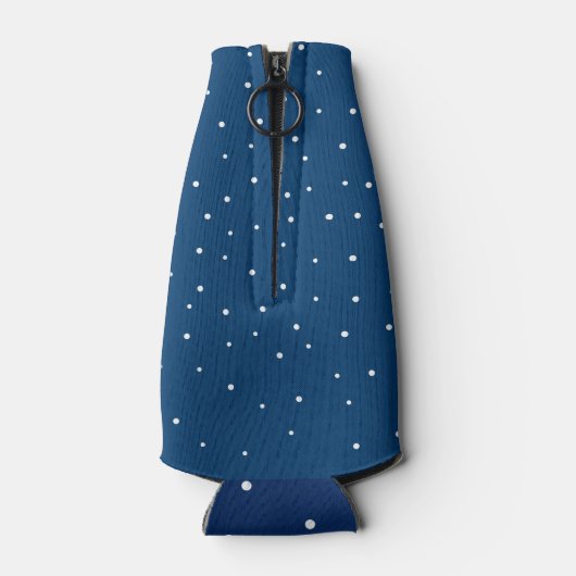 かわいい小さなクリスマスペンギン「メリークリスマス」 ボトルクーラー (裏面)