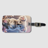 かわいい小さなコアラファンタジー夢のようなグラデーション ラゲッジタグ (正面横)