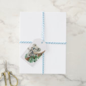 かわいい小さなコアラ熊オーストラリアの動物アート ギフトタグ (より糸付き)