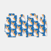 かわいい小さなコルギ模様 フェイバーボックス (折り畳みなし)