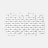 かわいい小さなサメ漫画グリーンハート フェイバーボックス (折り畳みなし)