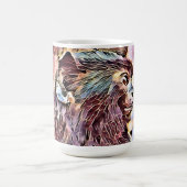 かわいい小さなサル コーヒーマグカップ (中央)